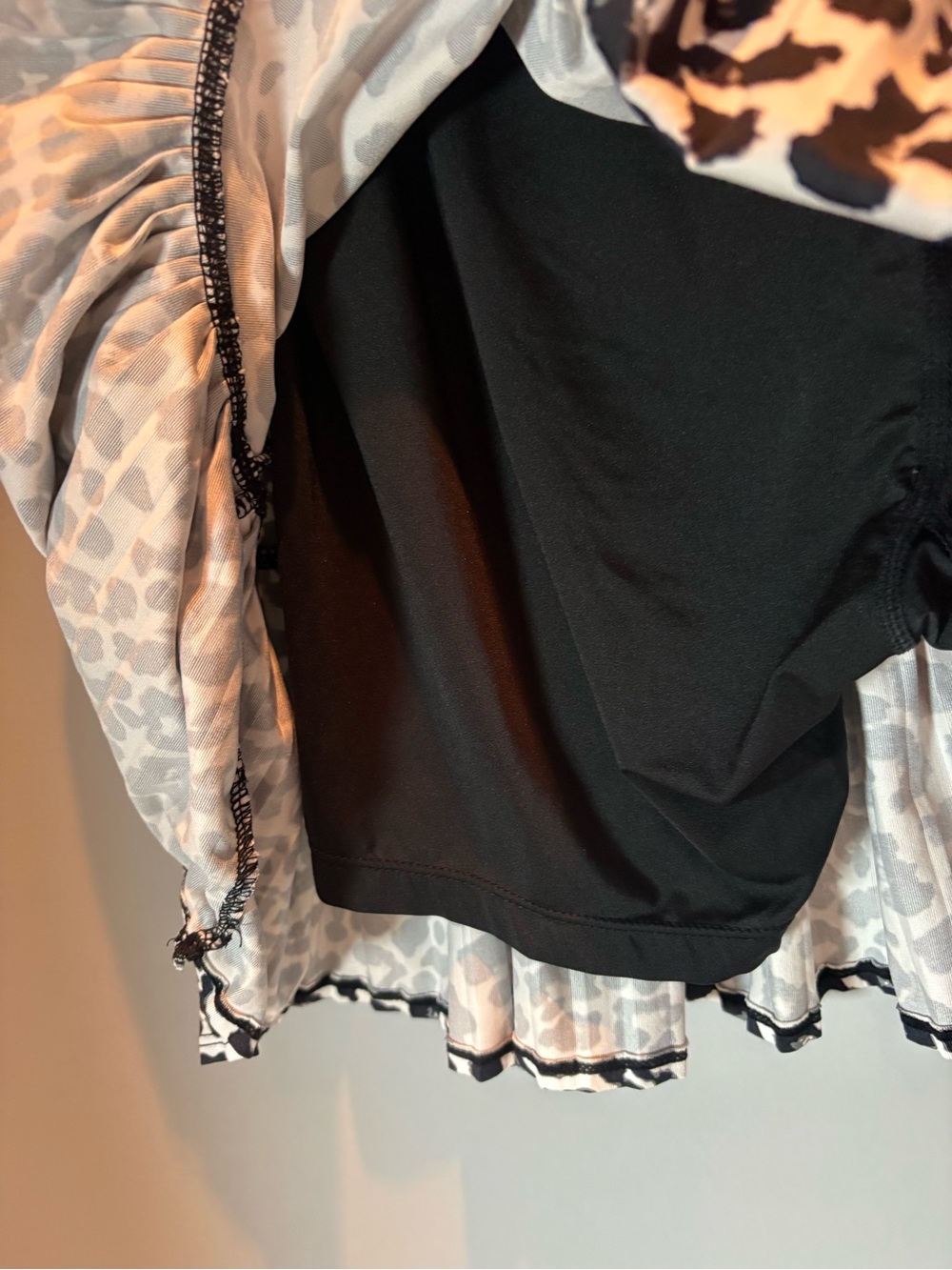 Tail Black and White Leopard Print Skort - Picture 5 of 10